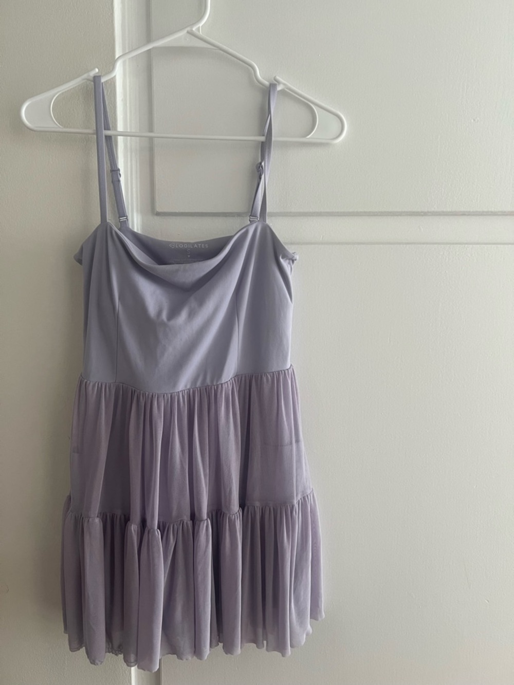 Logilates Lilac Workout Dress with shorts